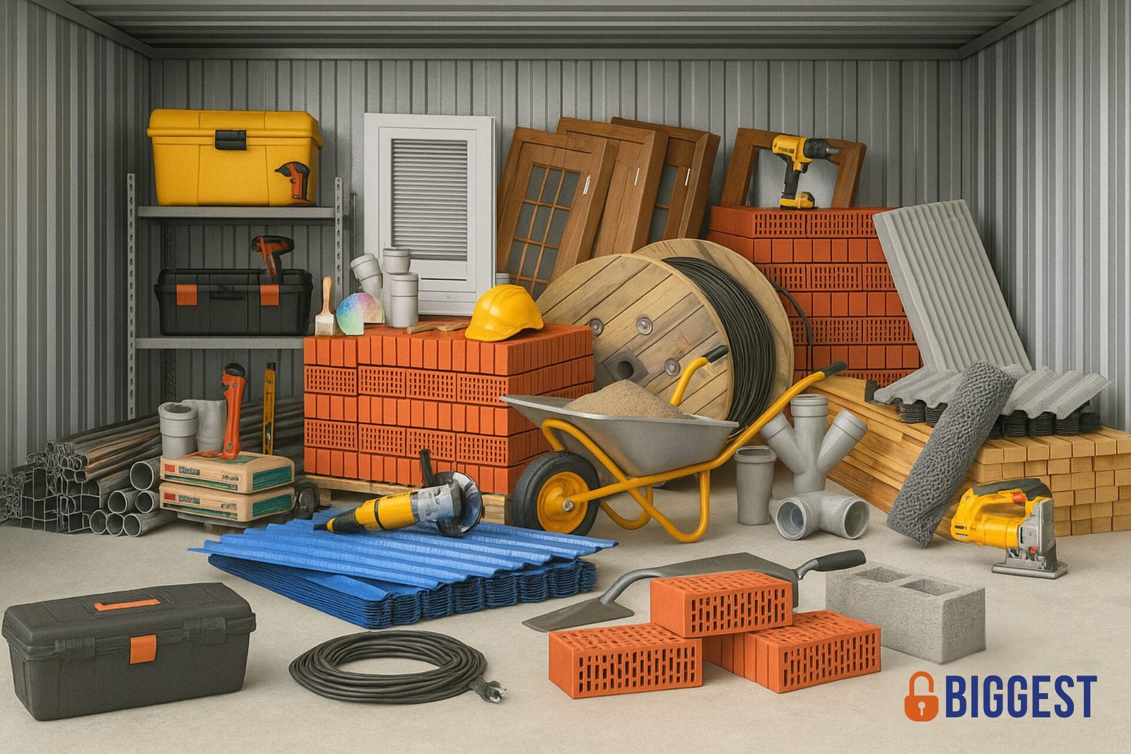 Depósitos para Herramientas, Equipos y Materiales